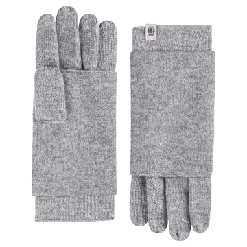 Pure Cashmere Stulpenhandschuhe - flanell