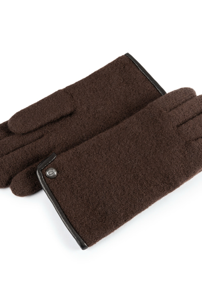 Klassischer Walkhandschuh Women - mocca