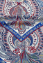 Vibrant Paisley 90x90  - multi blue
