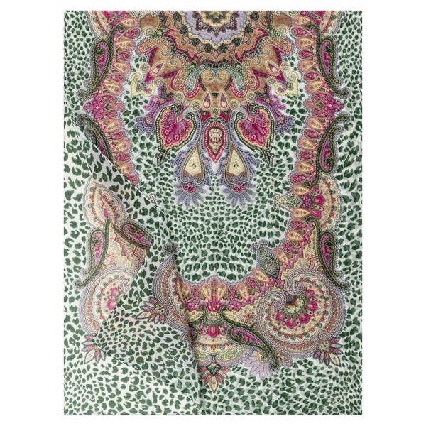 Wild Summer 70x180 - palm green
