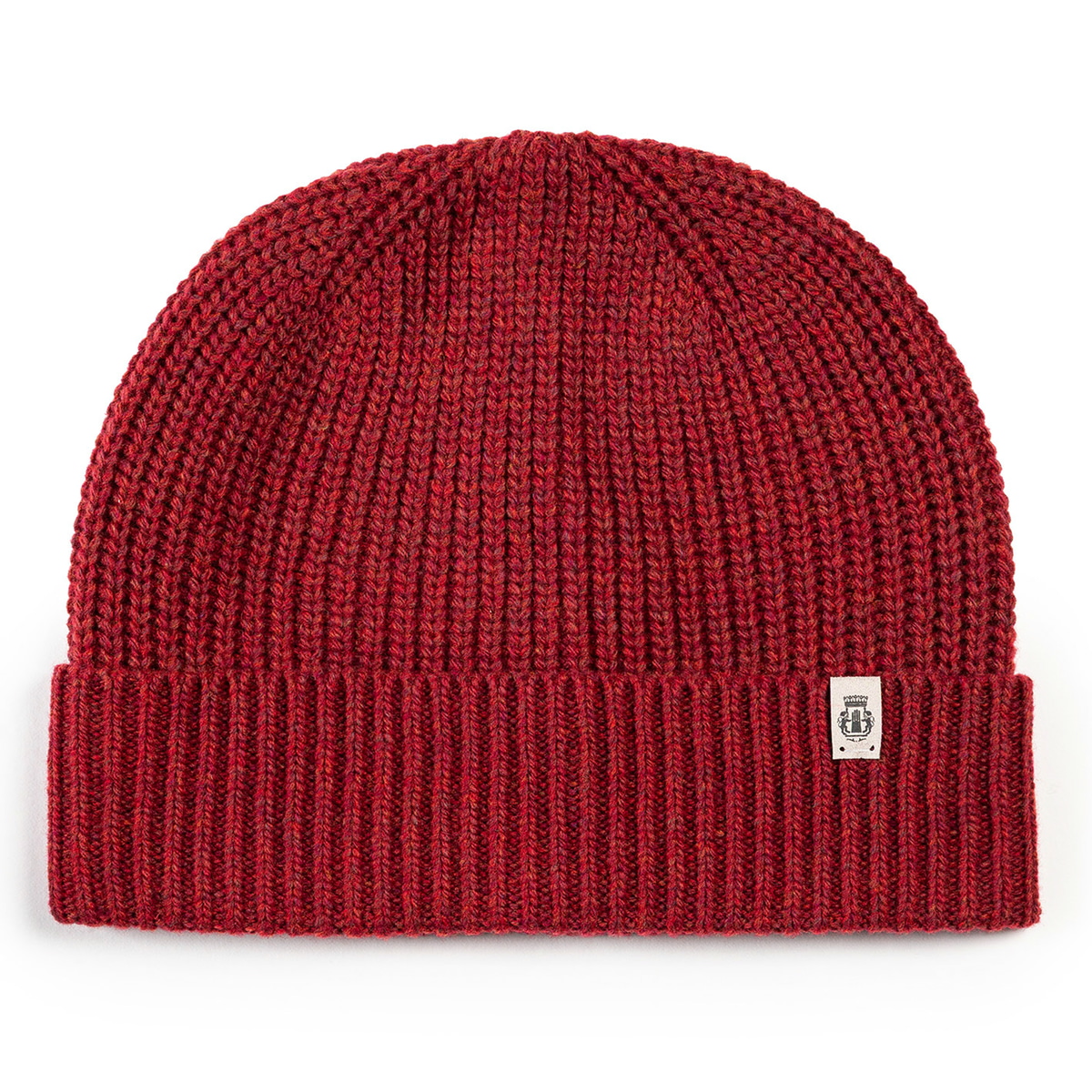 Klassische Strickmütze - red