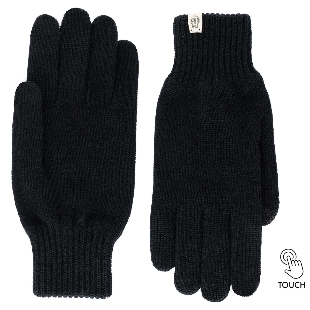 Handschuhe mit Touchfunktion - black