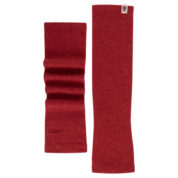Pure Cashmere Stulpe - classic red