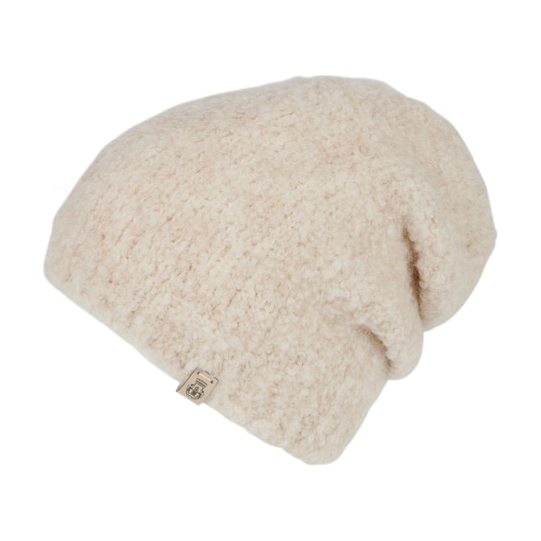 Snowflake Boucle Muetze - woolwhite