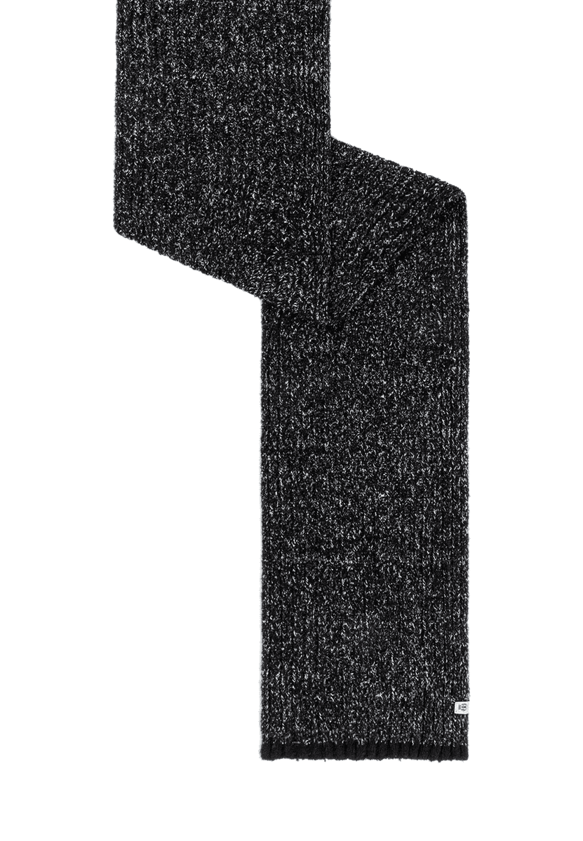 Mouliné Stripes Schal 25x180  - multi grey