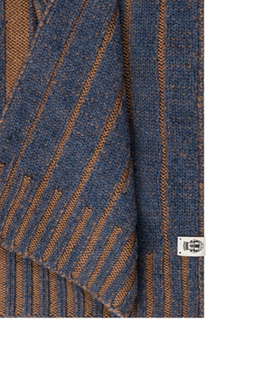 Mouline Rip Schal 27x180 - cobalt