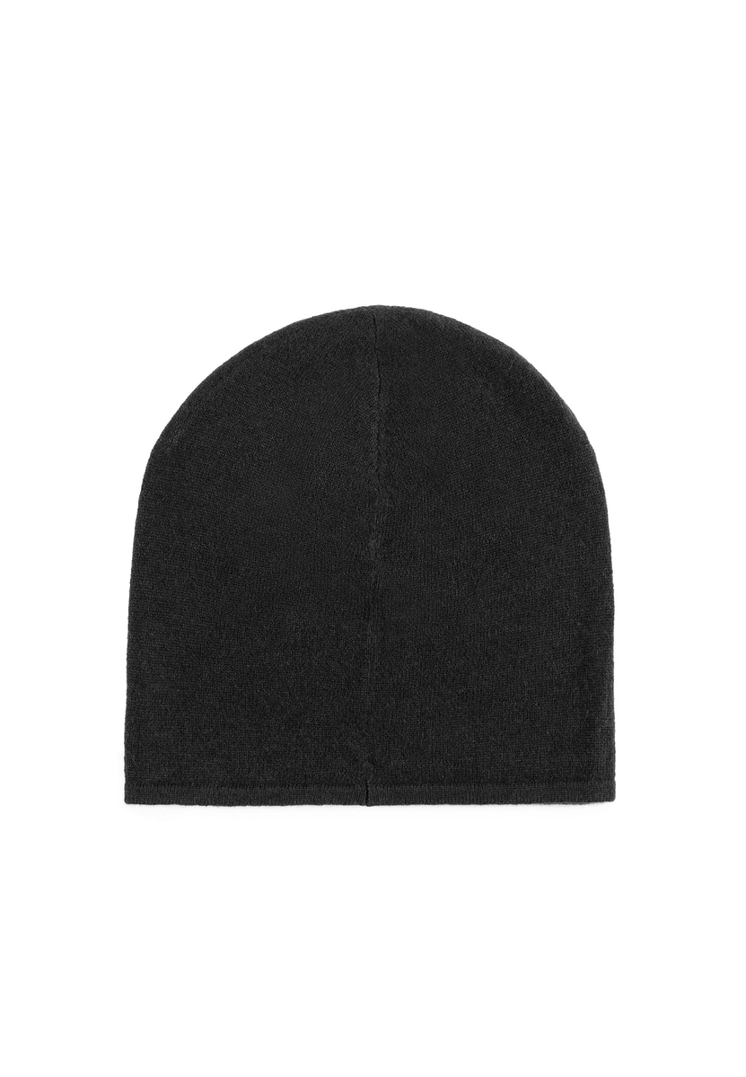 Business Cashmere Muetze - black
