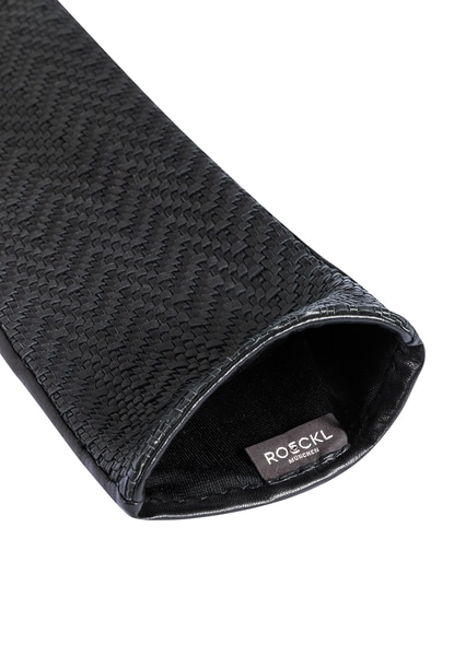 Heringbone Weaving Long - black