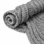 Braided Rip Schal 30x180 - flanell