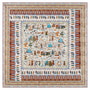 Aegyptische Leute 140x140 - multi mandarine