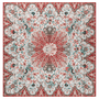 Fior di Seta 140x140  - multi red