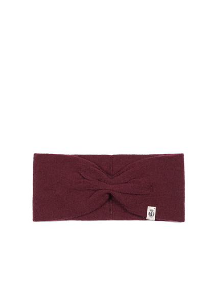 Pure Cashmere Stirnband  - mulberry