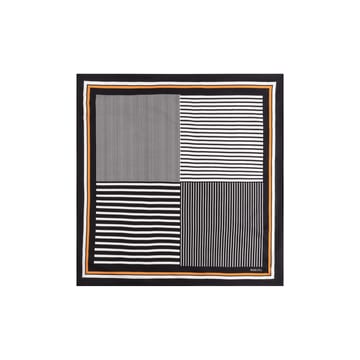 Two Tone Stripes 53x53 - black