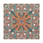 Circular Ornament 90x90 - multi flamingo