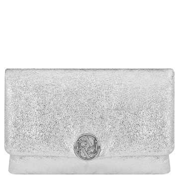 Soho Clutch Metallic small - silver