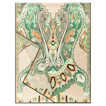 Porta Paisley 70x180 - multi forest