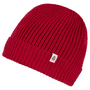 Pure Merino Umschlagmuetze - red