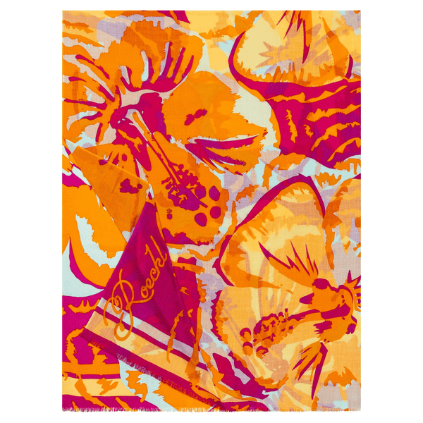 Flower Vibe 70x180 - hot pink