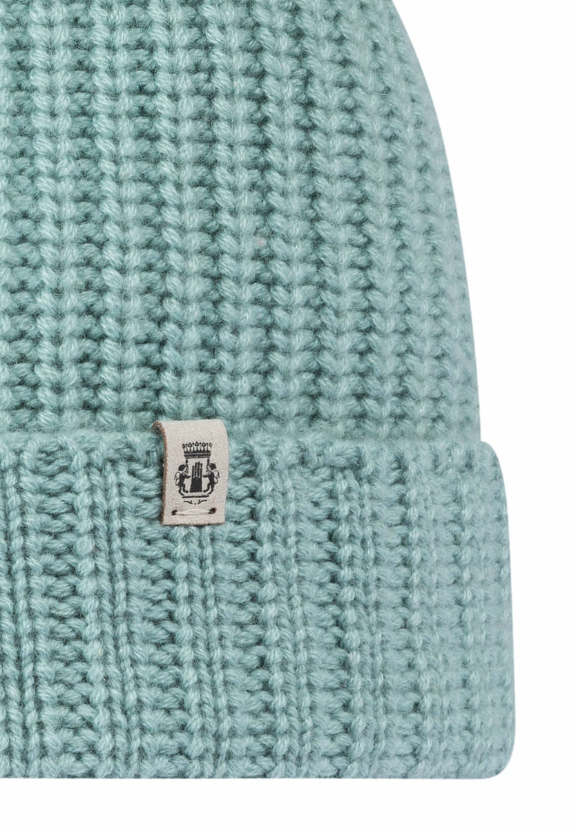 Pure Cashmere Umschlagmuetze - opal