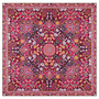 Tapestry Flowers 140x140 - multi wine