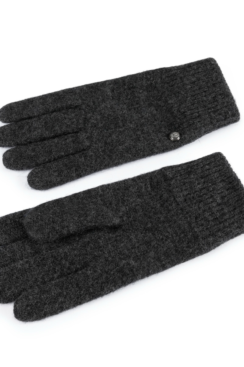 Walkhandschuh mit Kaschmir - anthracite