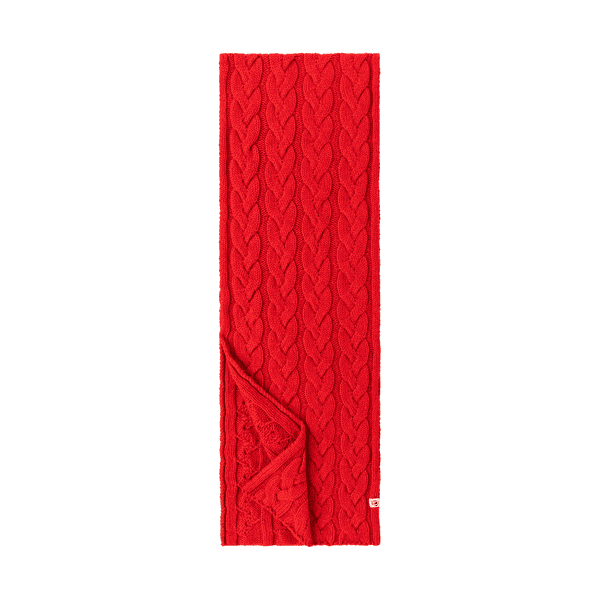 Braided Cashmere Schal 30x180 - rose hip