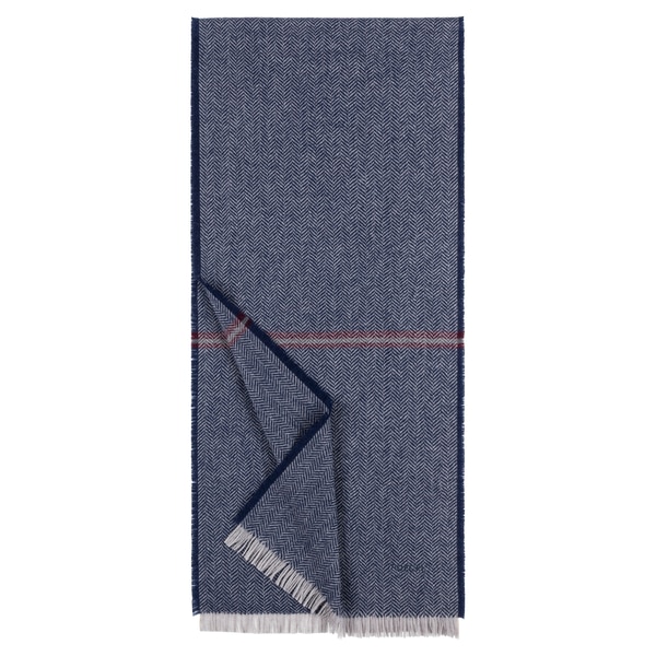 Woven Heringbone 40x180 - multi navy