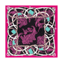 Noble Paisley 90x90 - multi berry