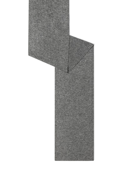 Warm Wool Scarf Women 30x180  - anthracite