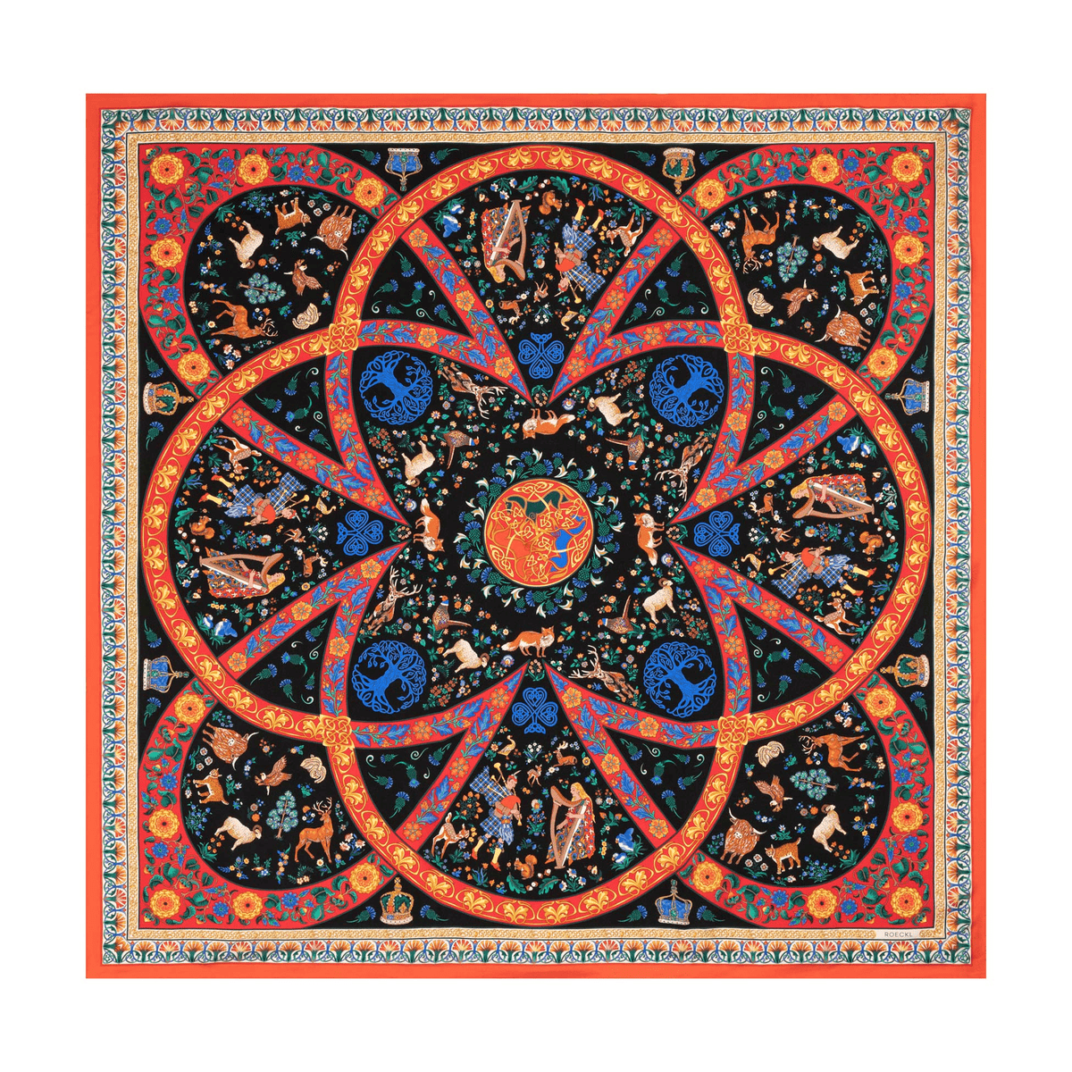 Scottish Fairytale 140x140 - black jewel