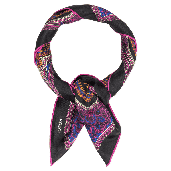 Fine Paisley 53x53  - multi pink