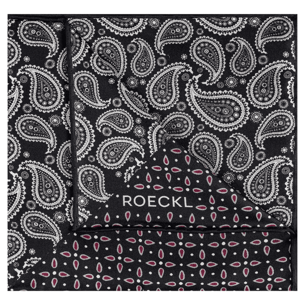 Gentleman´s Poket Square 30x30  - multi black