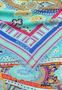 Summer Vibes 130 x 130  - multi blue