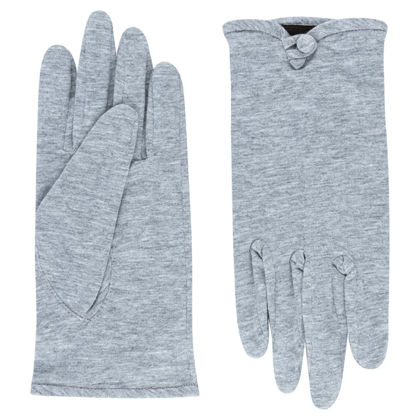 Baumwollhandschuh Classic Women - silvergrey