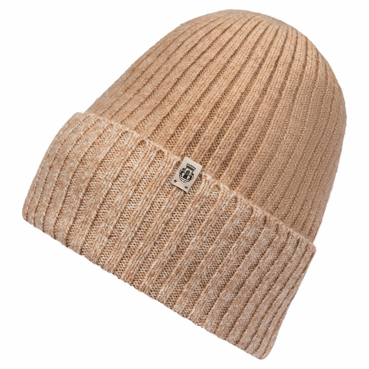 Cabel lines Muetze - cashmere/white