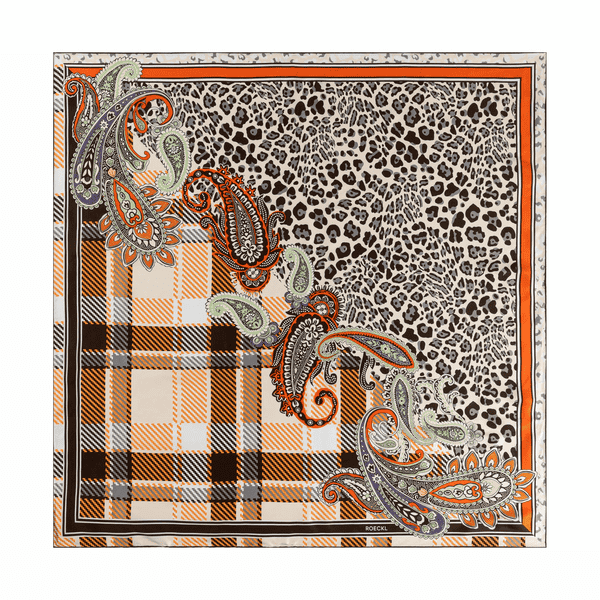 Patchwork Leo 100x100  - multi honey