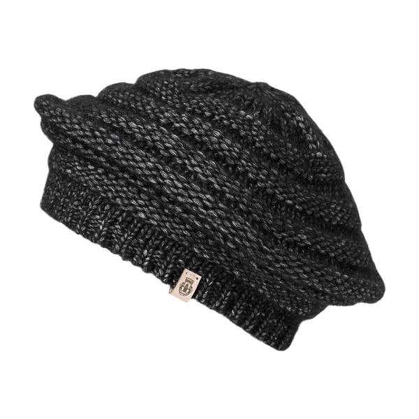 Ripple Jacquard Muetze Strong Piquet Muetze - black