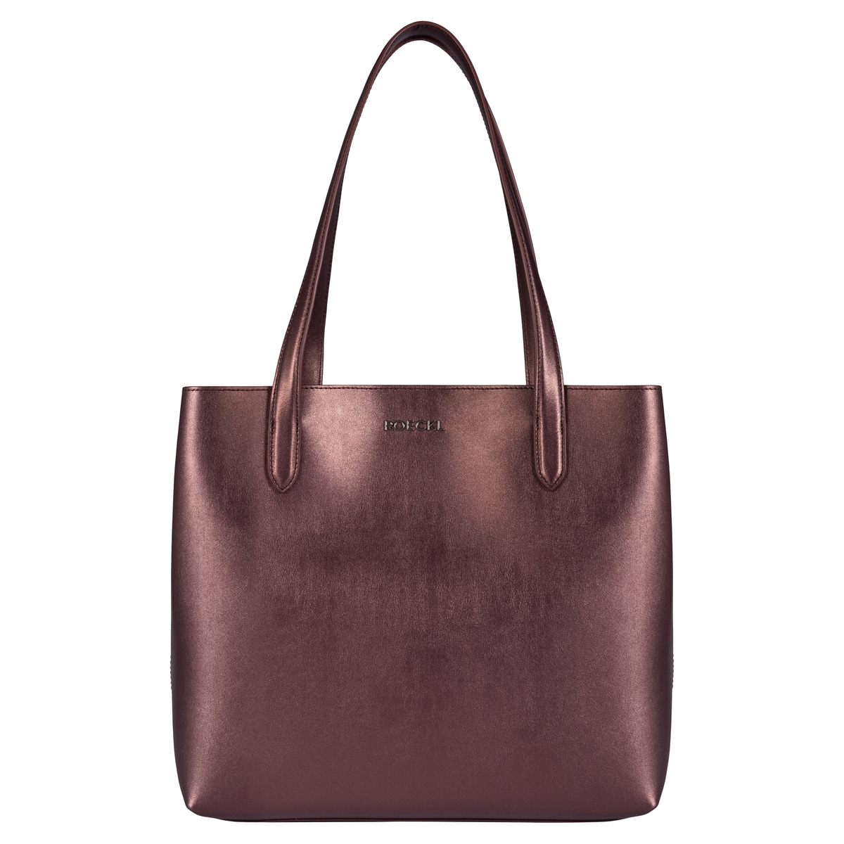 Carol Shopper metallic large  - wine
