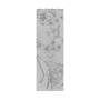 Summer Flower Schal 30 x 180 - silvergrey
