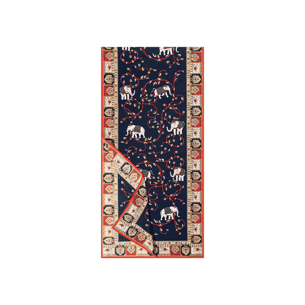 Elephant Garden 45x180 - multi navy
