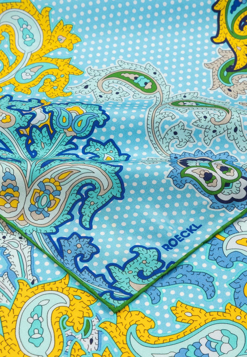 Paisley Illusion 53x53 - multi ciel