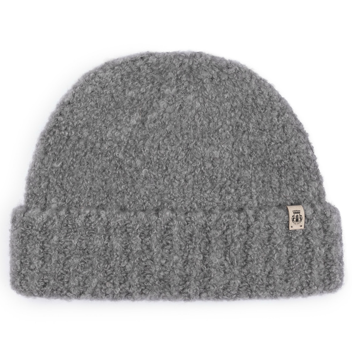 Classic Bouclé Umschlagmütze - flanell