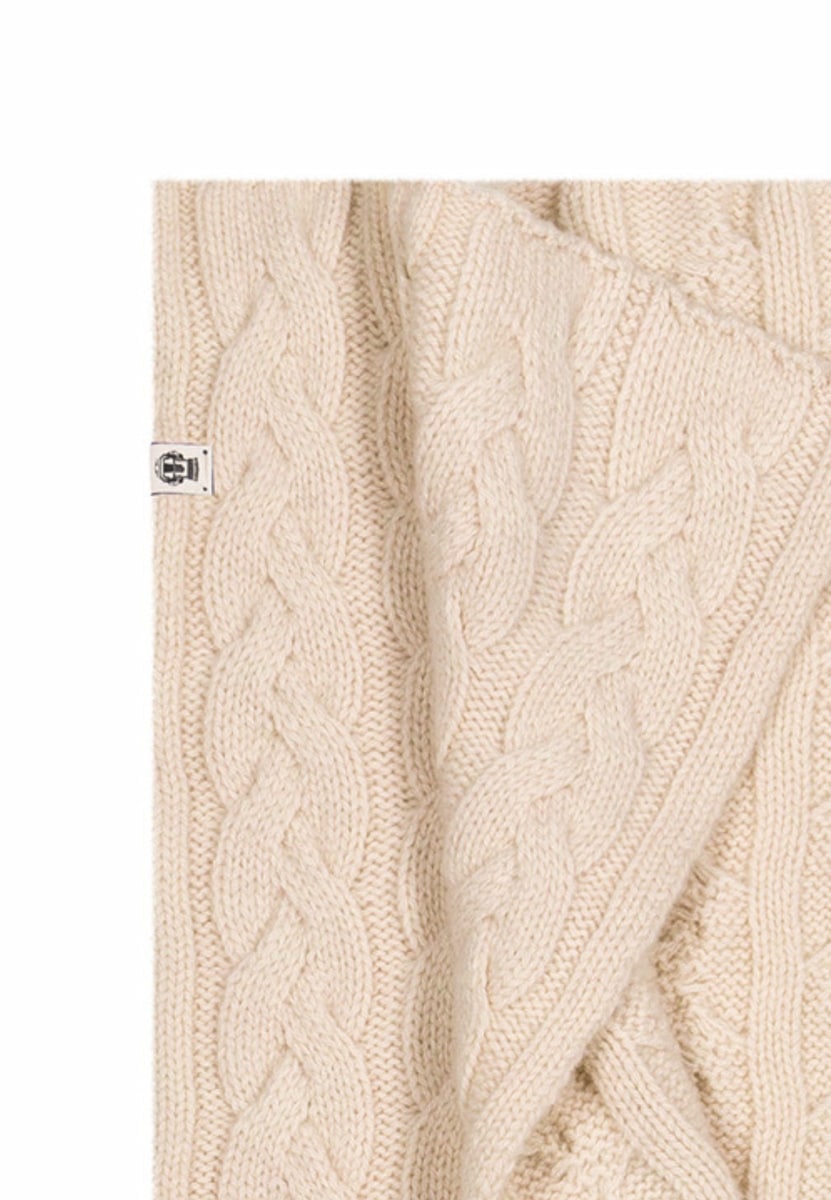 Braided Cashmere Schal 30x180 - cashmere