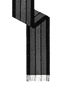 Wide Stripes 30x164  - black/grey