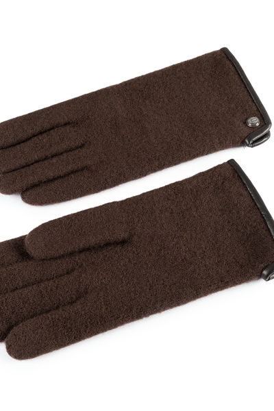 Klassischer Walkhandschuh Women - mocca