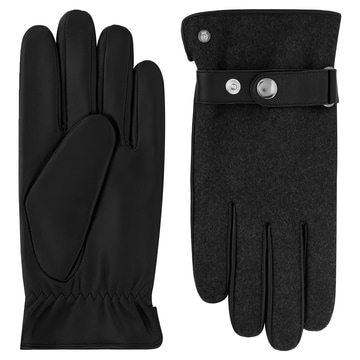 Men Glove Felt - black