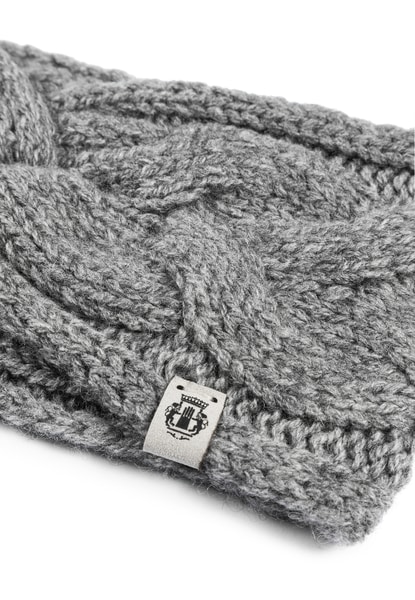 Braided Cashmere Stirnband  - flanell