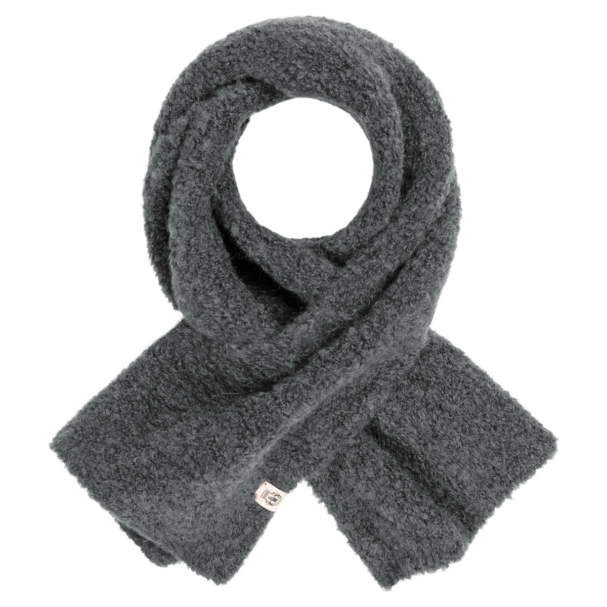 Snowflake Boucle Schal 28x90 - anthracite