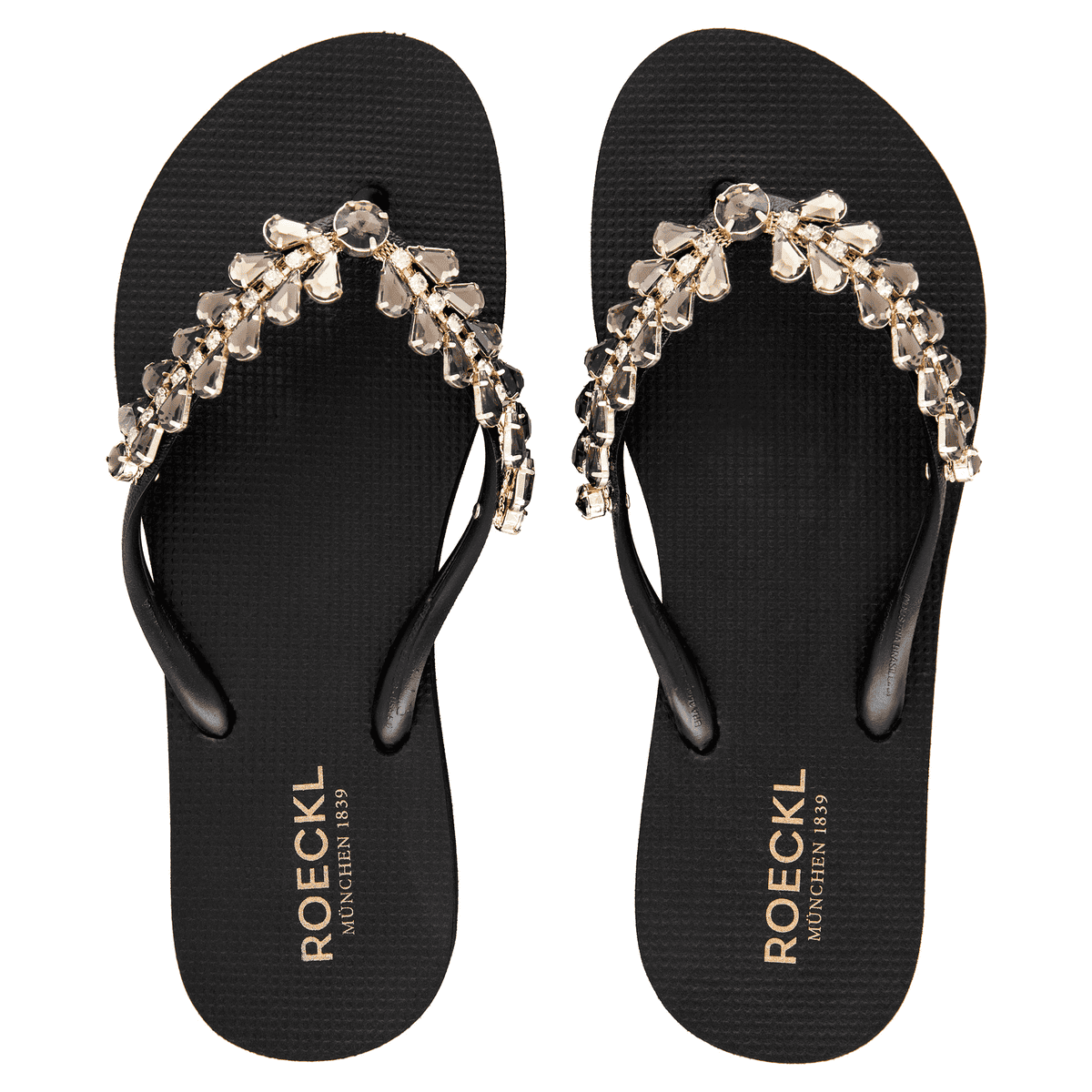 Brillant Summer Zehensandalen - black
