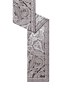 Dual Harmony 70x180  - multi blue